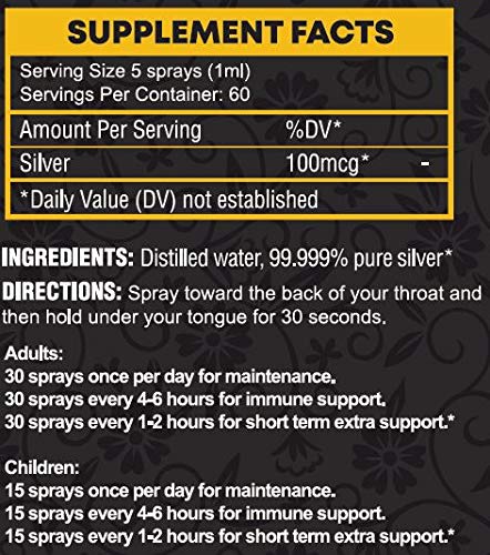 SilverDoc spray bottles displayed on a countertop