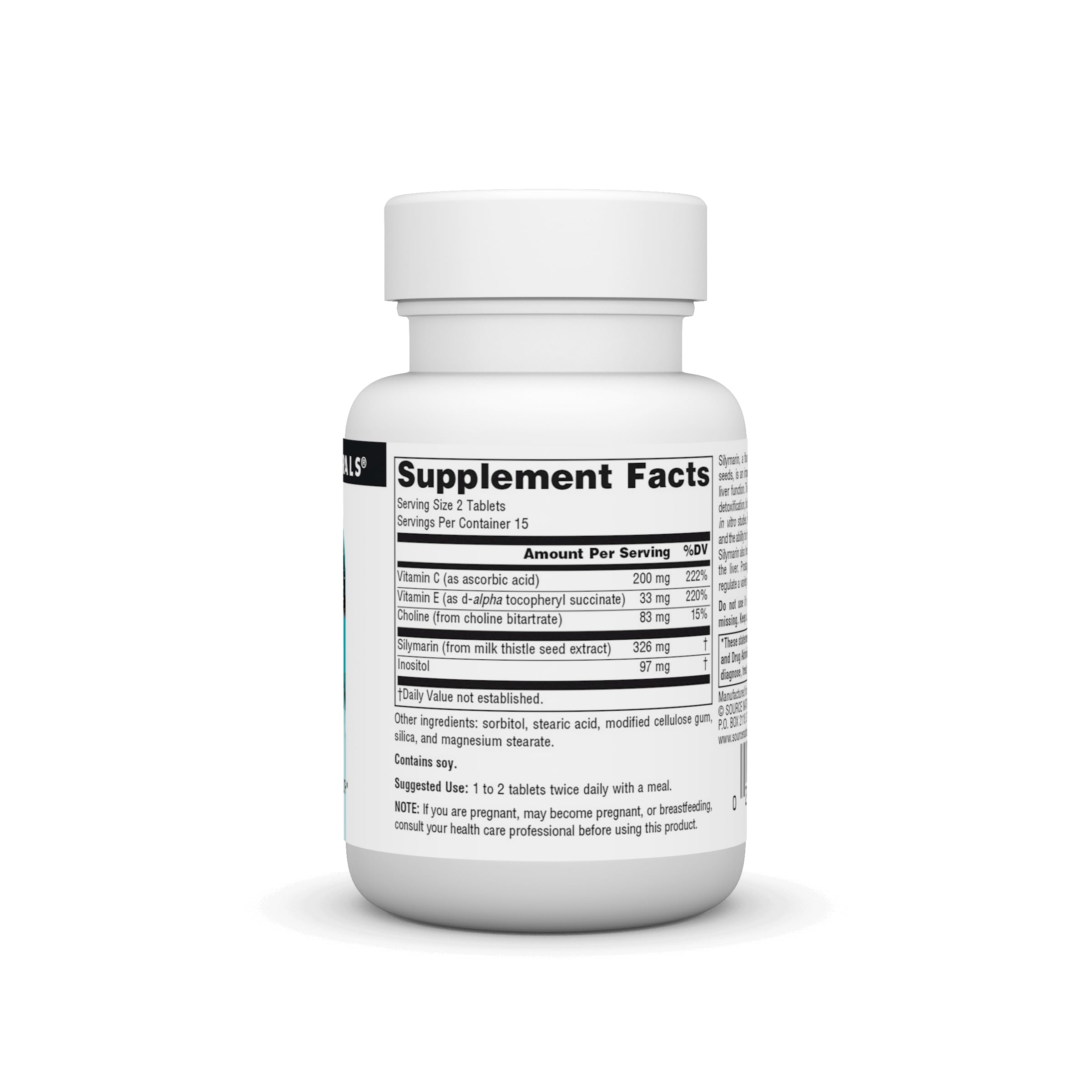 Milk thistle silymarin extract illustration