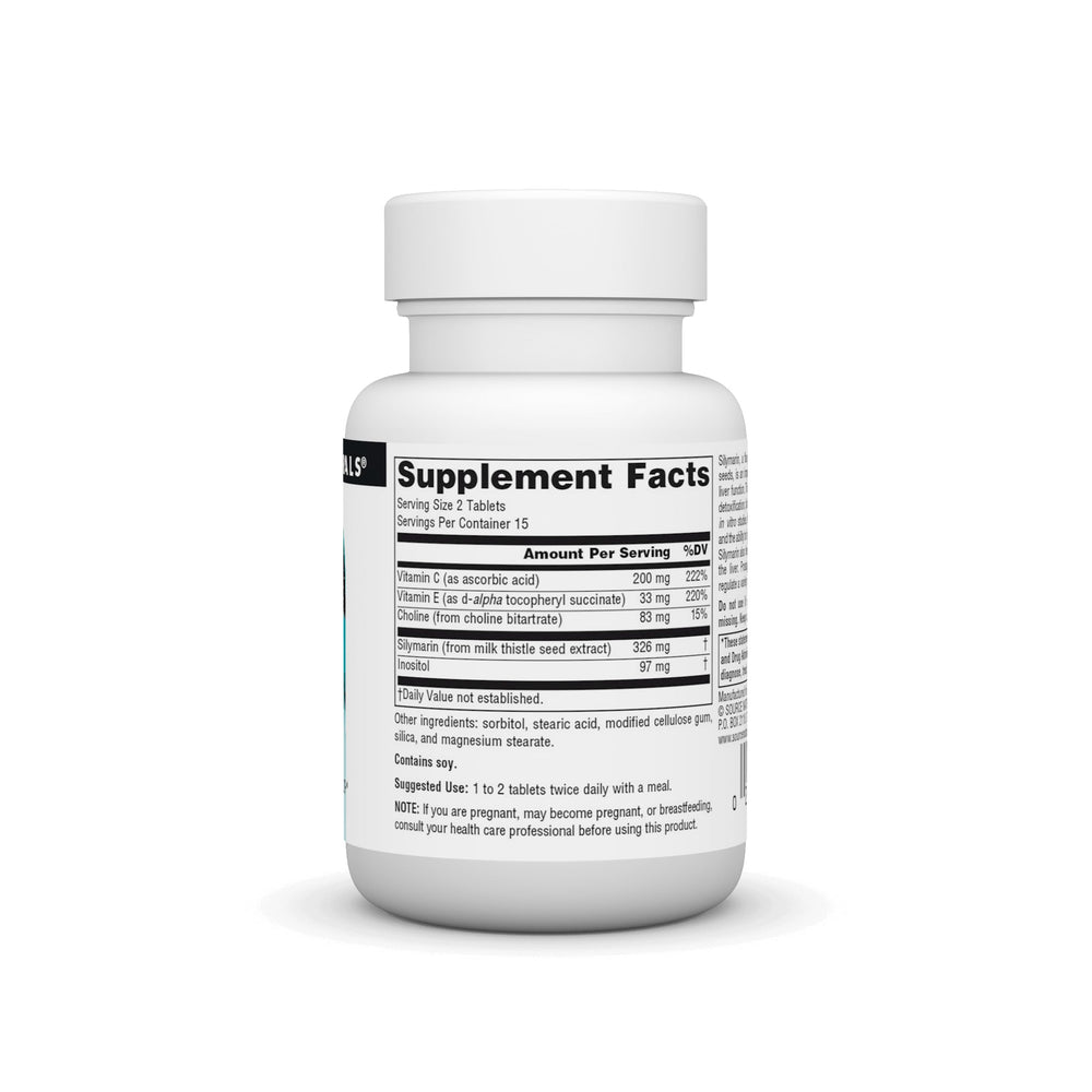 Milk thistle silymarin extract illustration