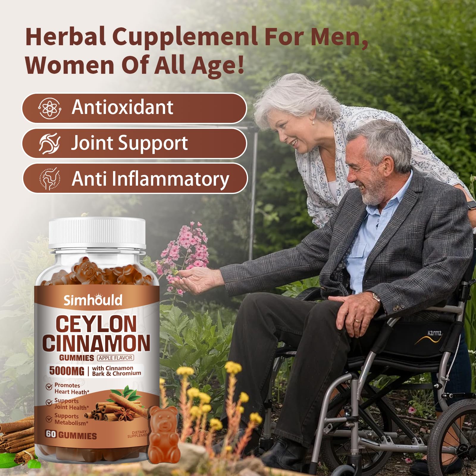 Lifestyle image highlighting joint and brain health benefits