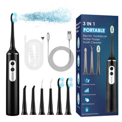 Simnoble 3-in-1 electric toothbrush and water flosser unit front view