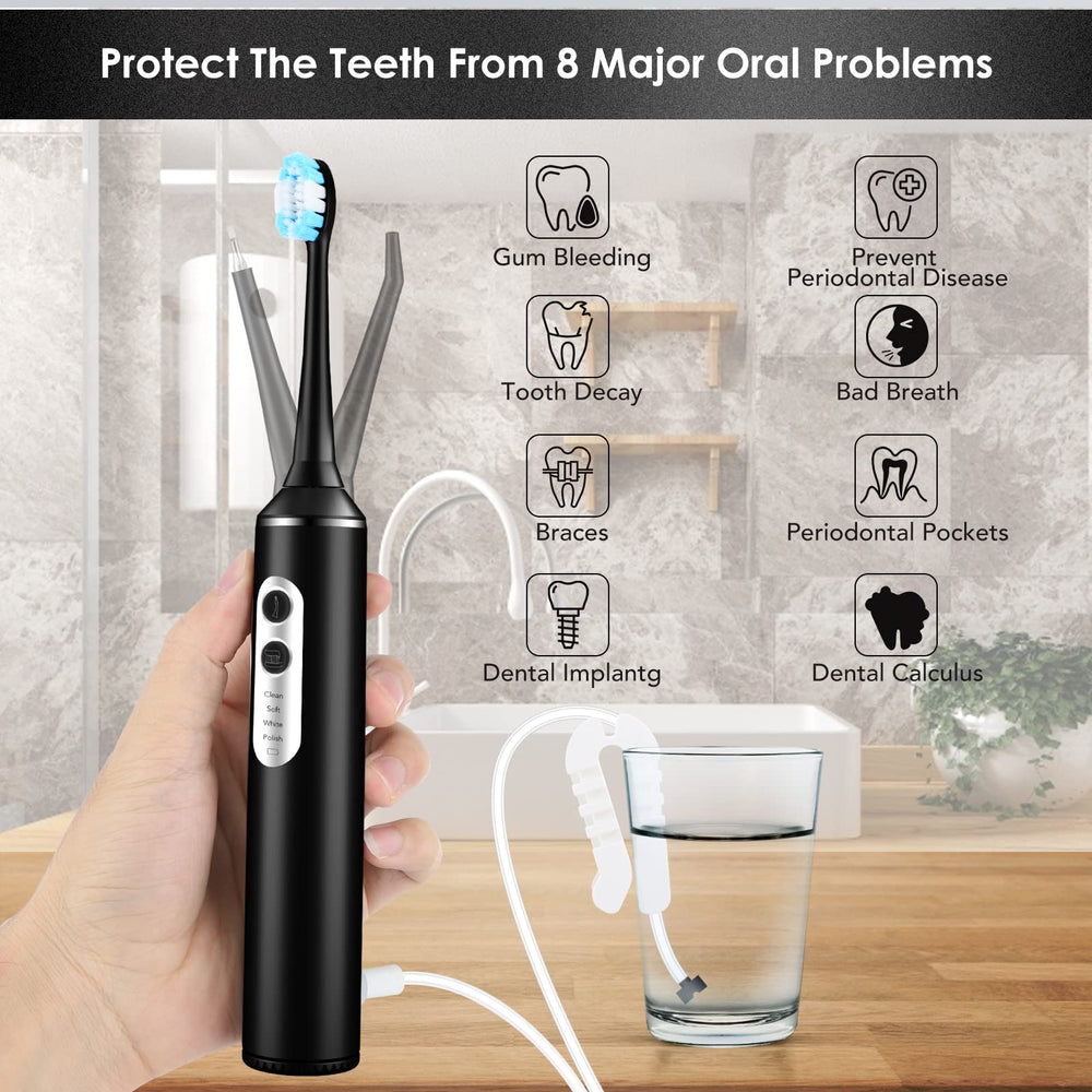 Water flosser delivering up to 140 PSI