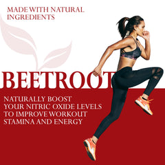 Simple Life Nutrition beet root capsules Non-GMO gluten-free vegan label closeview