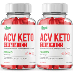 Simpli Health ACV Keto Gummies bottle front view