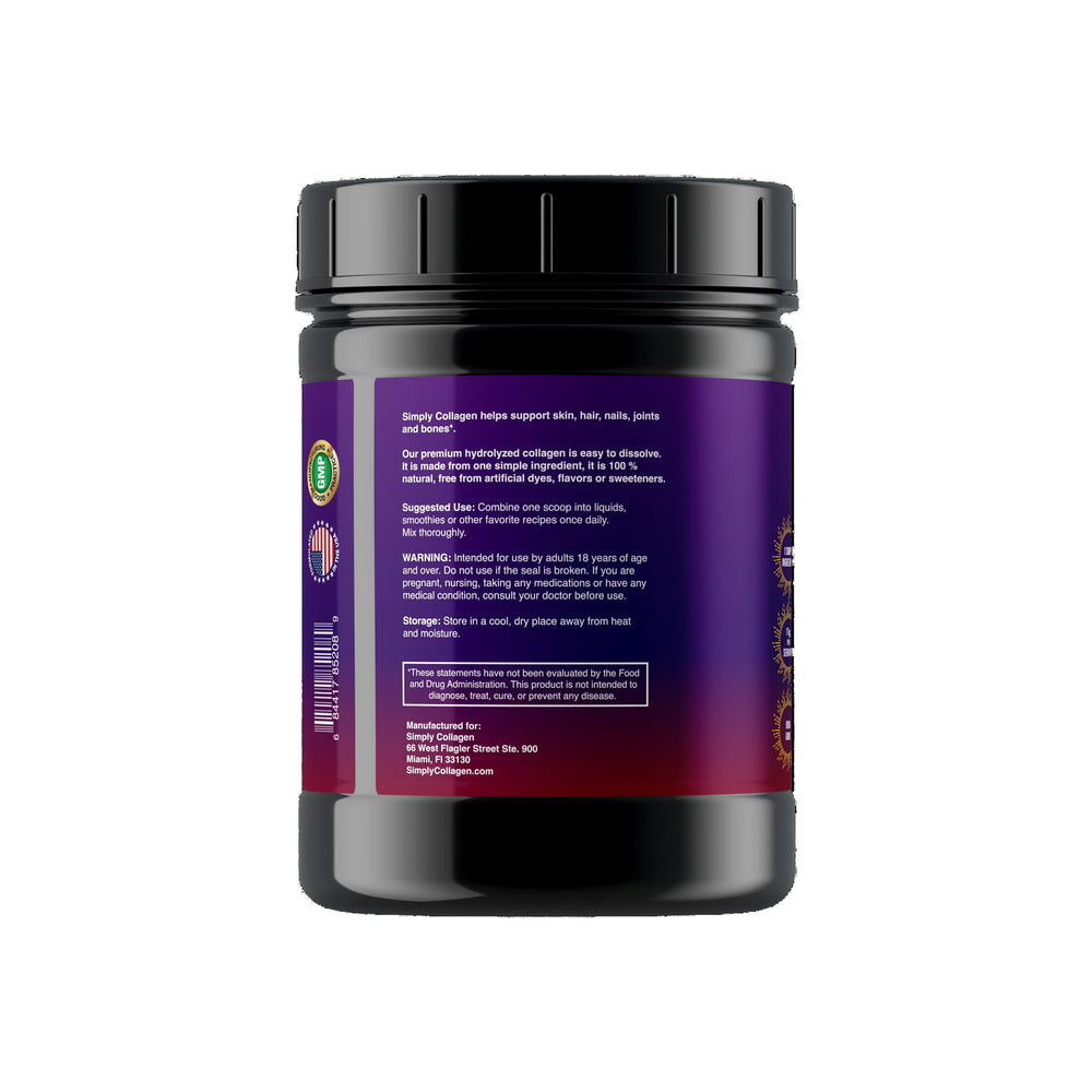 Container label showing 41 servings