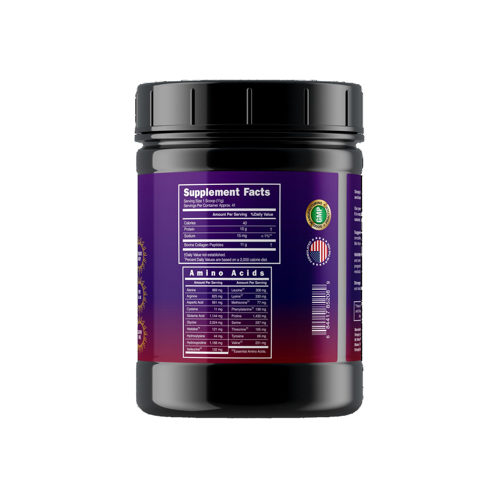 Dissolving collagen powder in water