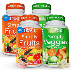 Bottle of Simply Nature's Pledge containing 360 capsules