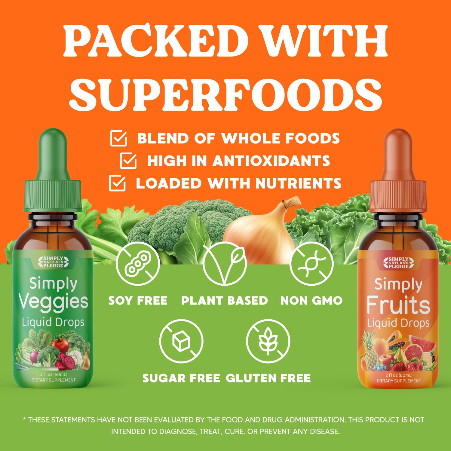 Antioxidants and natural energy support concept
