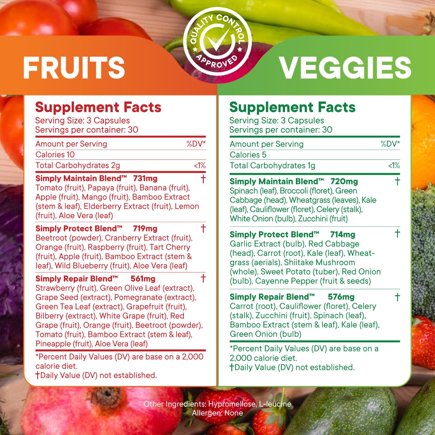 Label showing Non-GMO and Soy-Free certifications