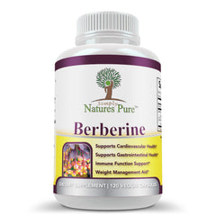 Bottle of Simply Nature's Pure Berberine HCl 500mg