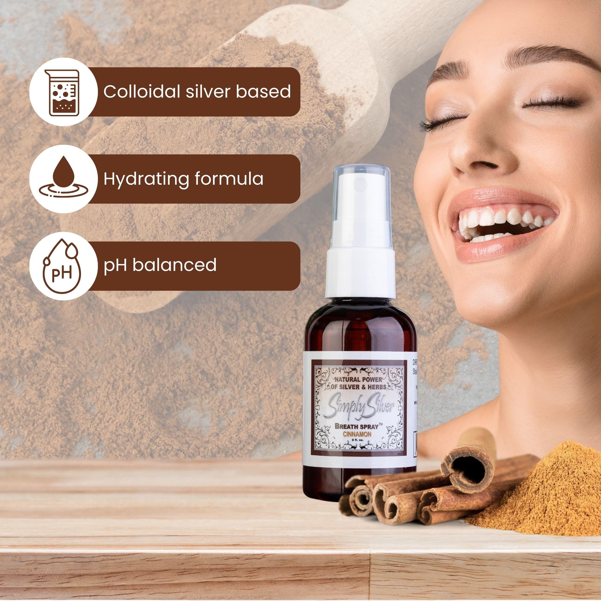 Graphic highlighting the three natural ingredients for dry mouth relief.