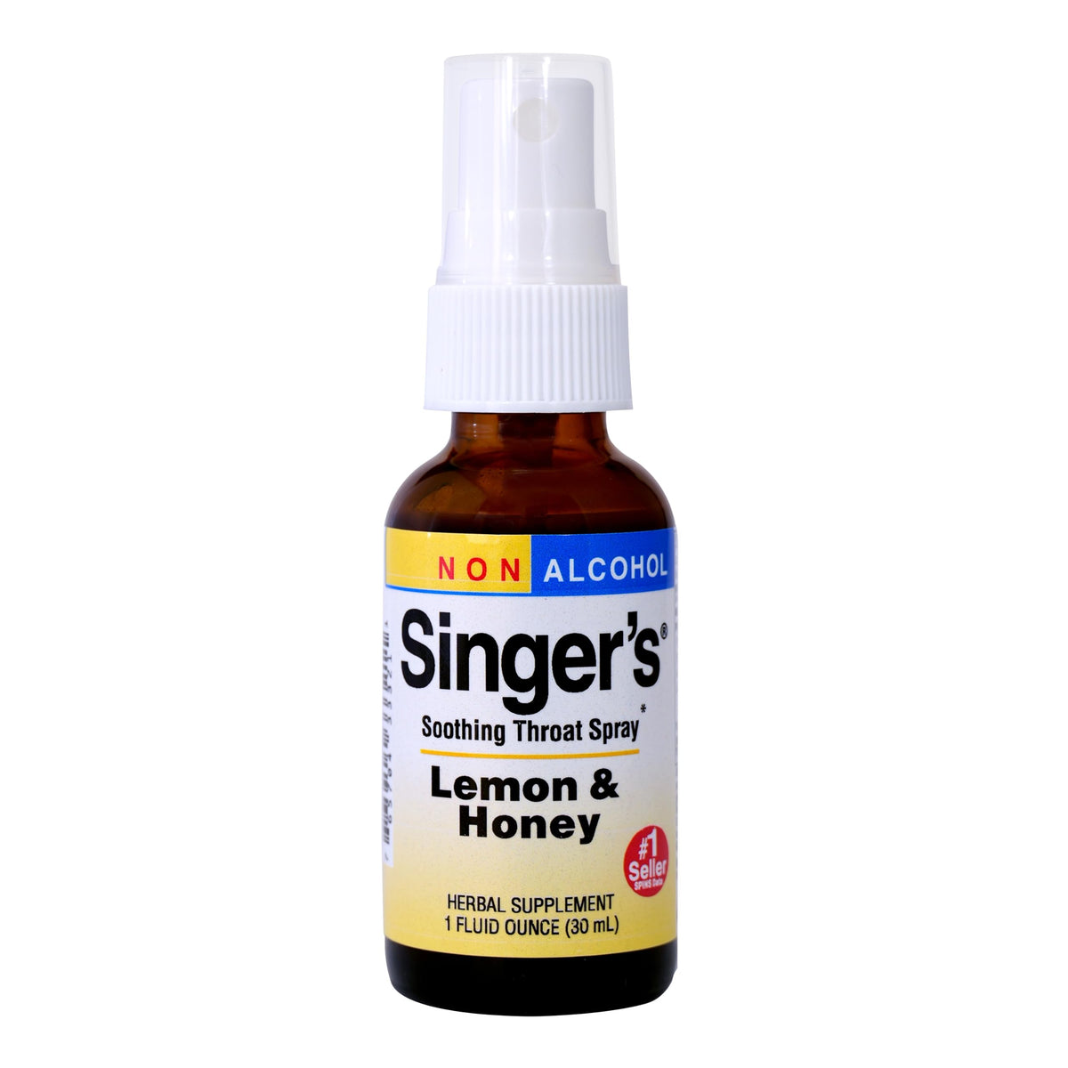 Singers Saving Grace Lemon & Honey throat spray bottle 1oz