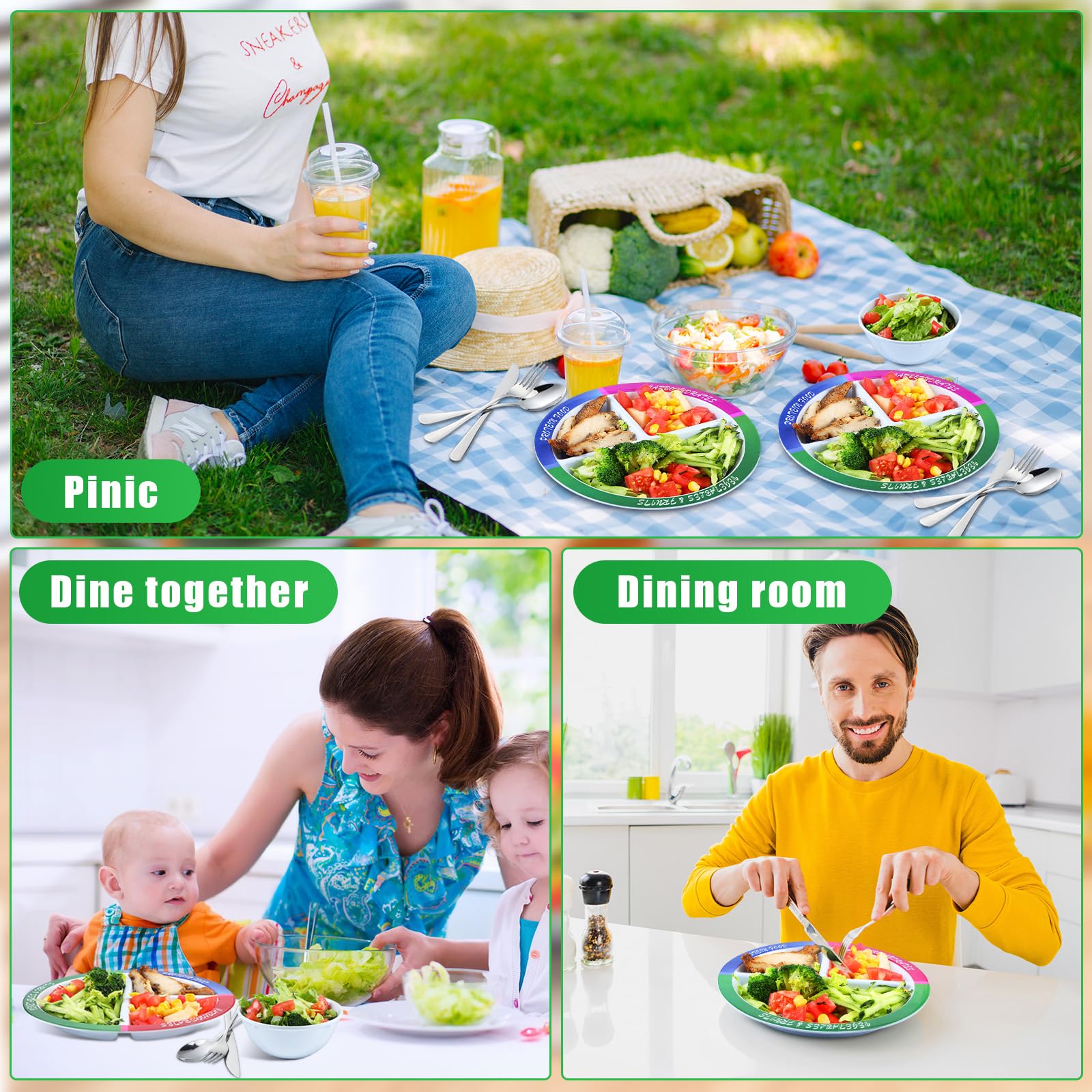 Bowls with measuring lines for precise portions