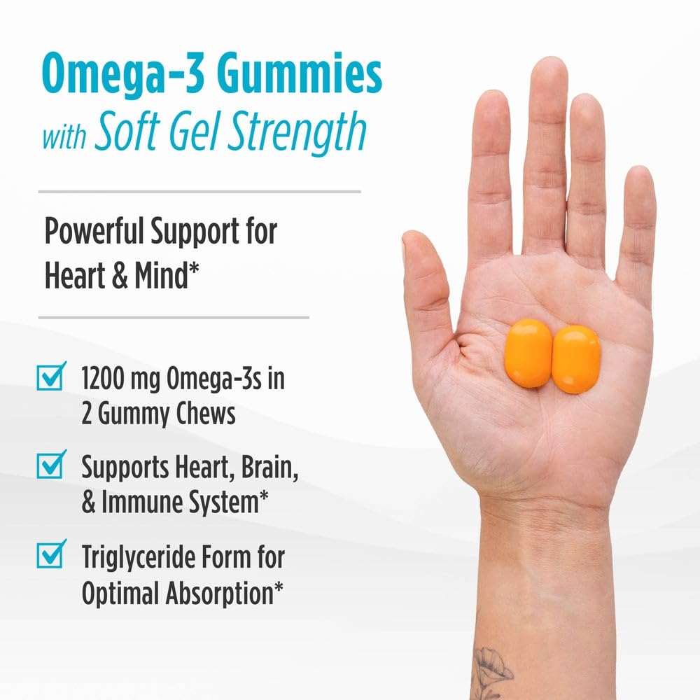 Close-up of a single tropical fruit-flavored gummy chew