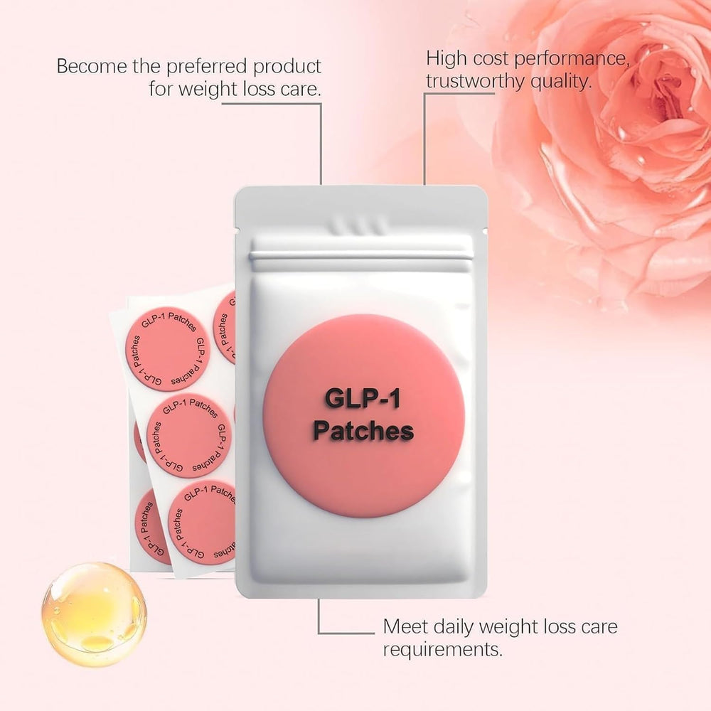 Patch applied to abdomen for discreet wear