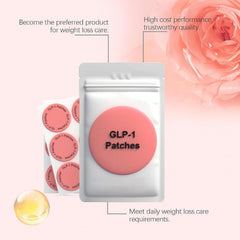 Patch applied to abdomen for discreet wear