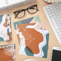 Cloths used to wipe eyeglasses and camera lenses