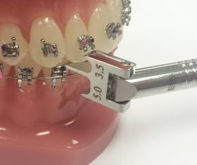 Bracket height gauge for .018 and .022 brackets