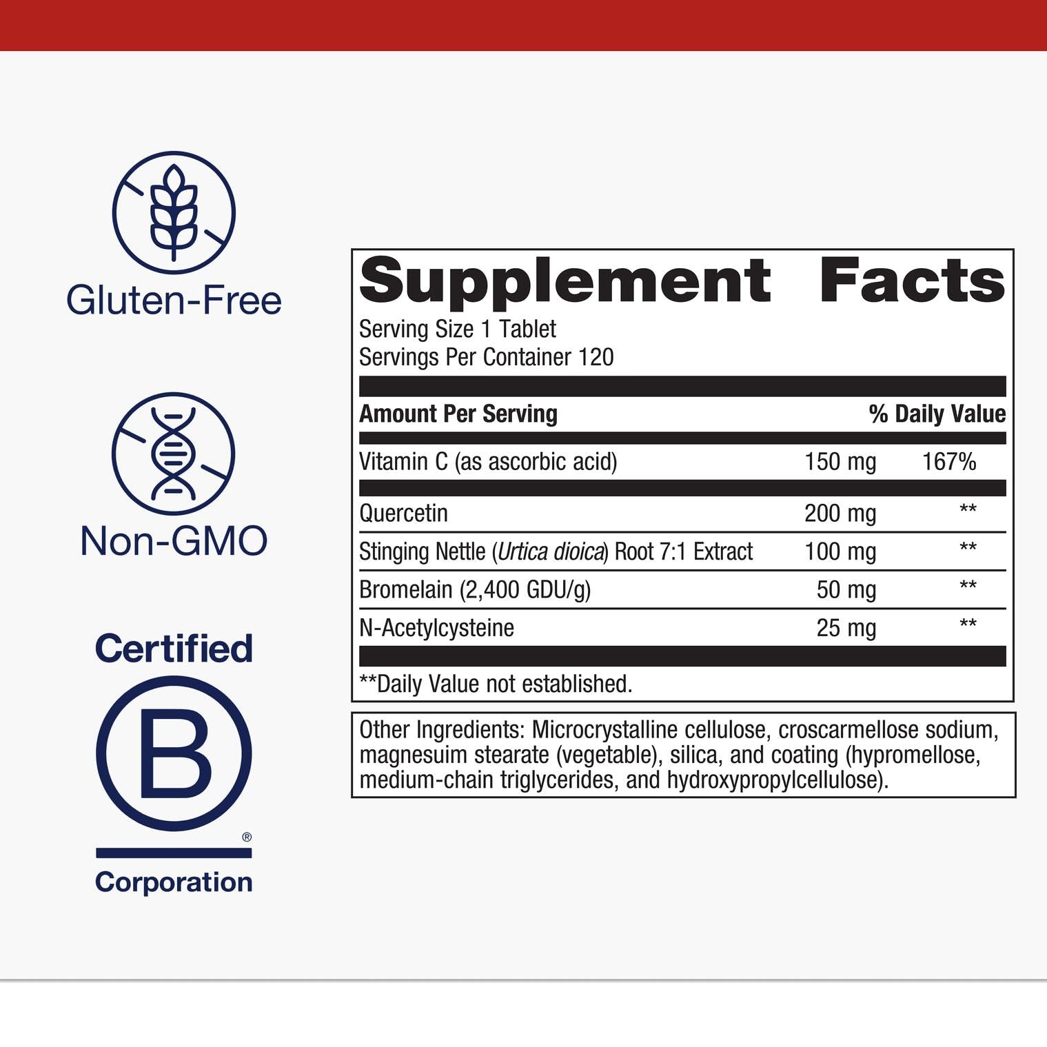 Close-up of Sinuplex bottle label showing branding