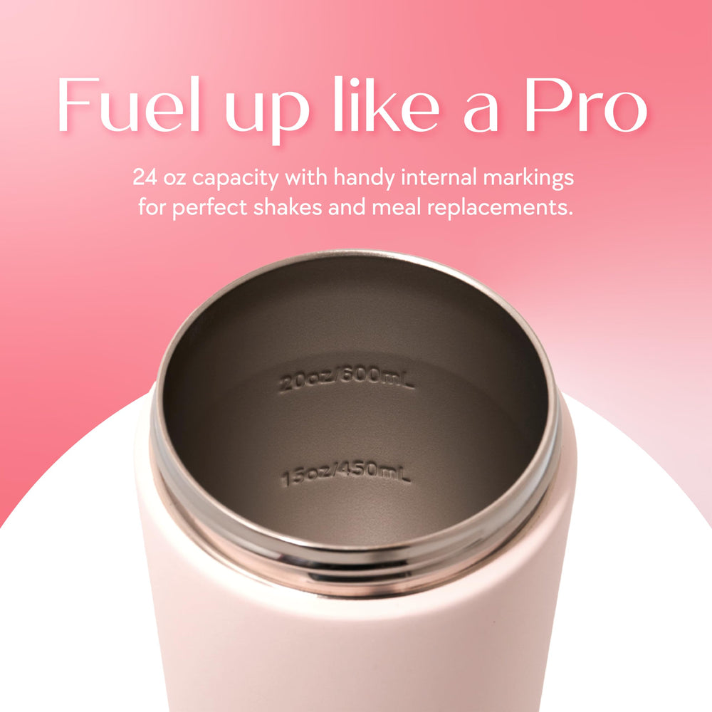 SIPLUSH Paradise Shaker Bottle Carry Loop emphasizes easy transport during training