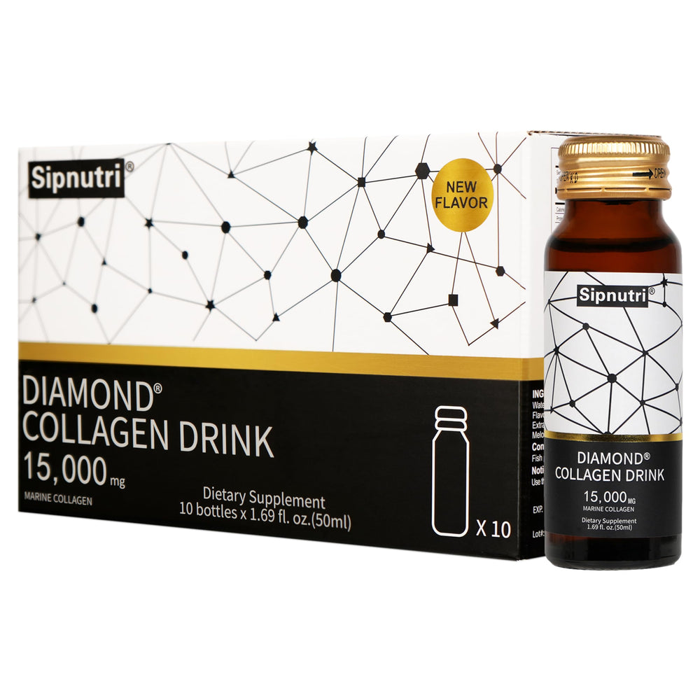 Sipnutri Diamond Liquid Collagen Drink 50ml bottle front view