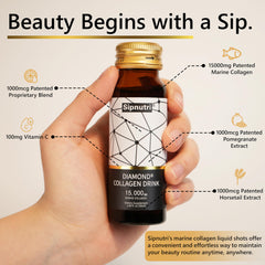 Bottle highlights Vitamin C and Pomegranate Extract