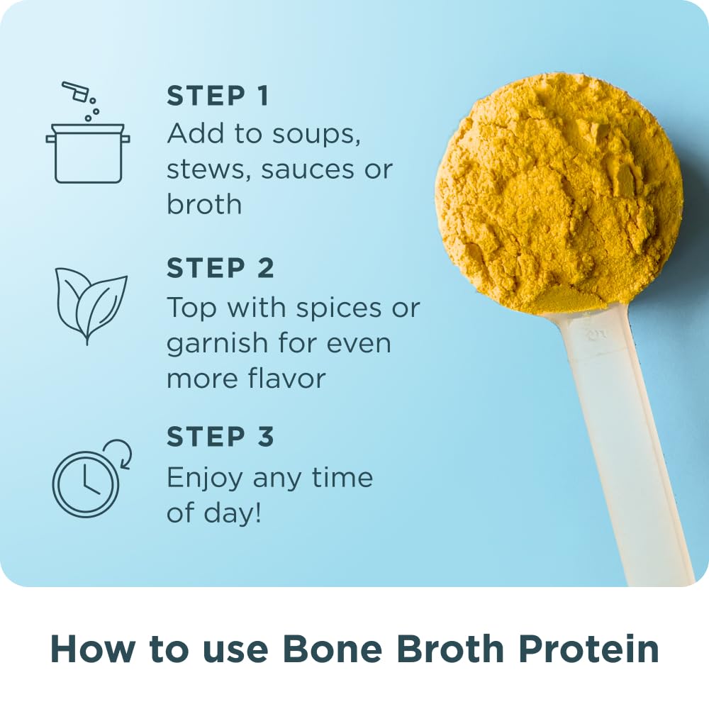 Warm sipping broth serving idea