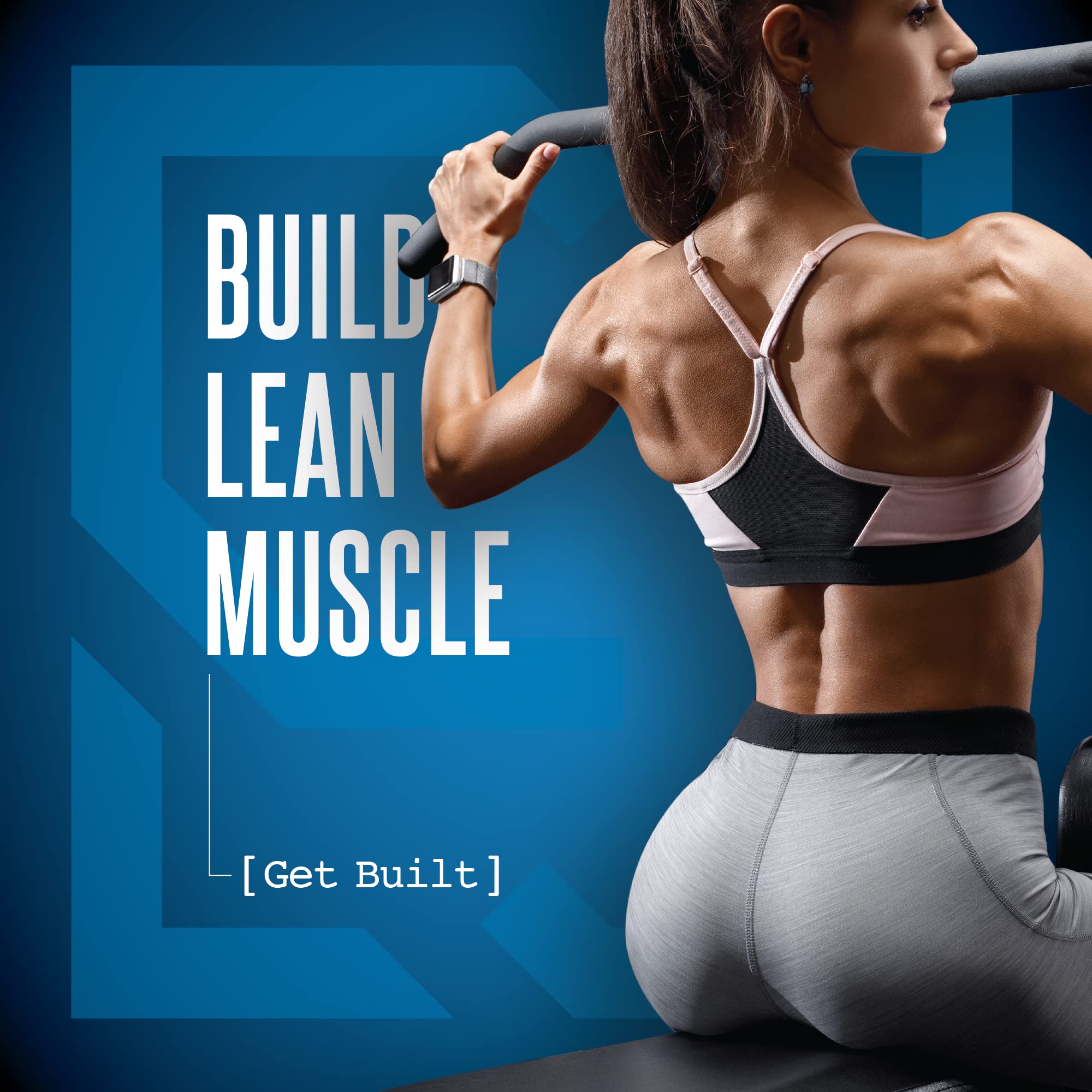 Nutrition label: 20g protein per serving, 100 calories