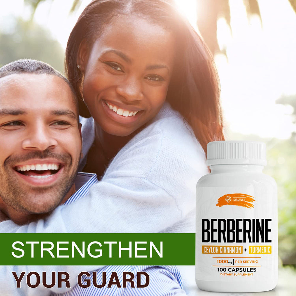 Immune support and antioxidant benefits illustration for SIRUNES Berberine100