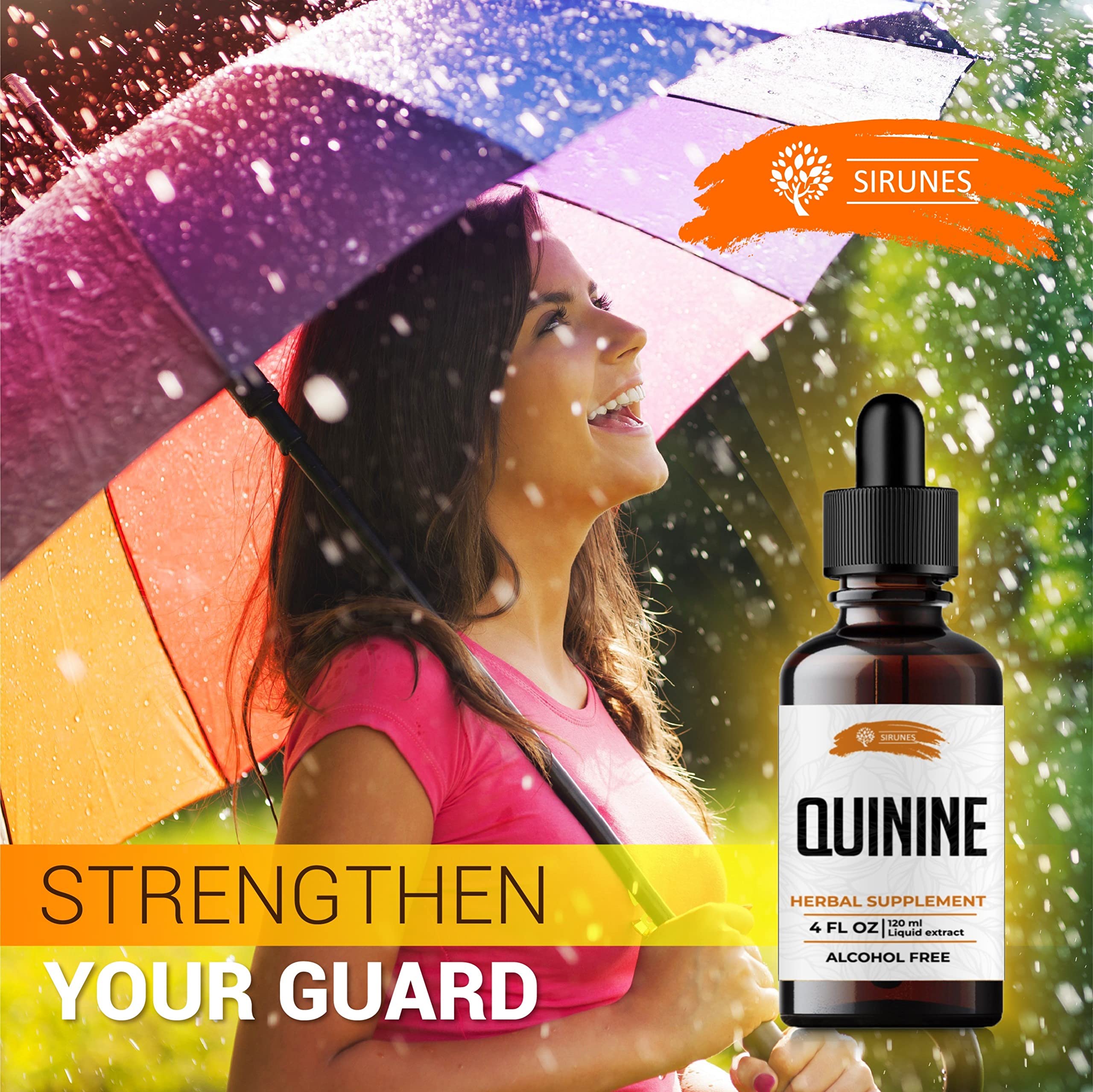 Droplets being added to a glass of water for use