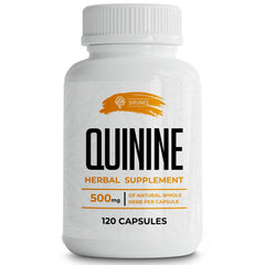 SIRUNES Quinine capsules bottle for leg cramps relief