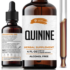 SIRUNES Quinine tincture bottle, 4 oz