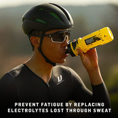 Effervescent bubbles from SIS Hydro indicating rapid electrolyte release