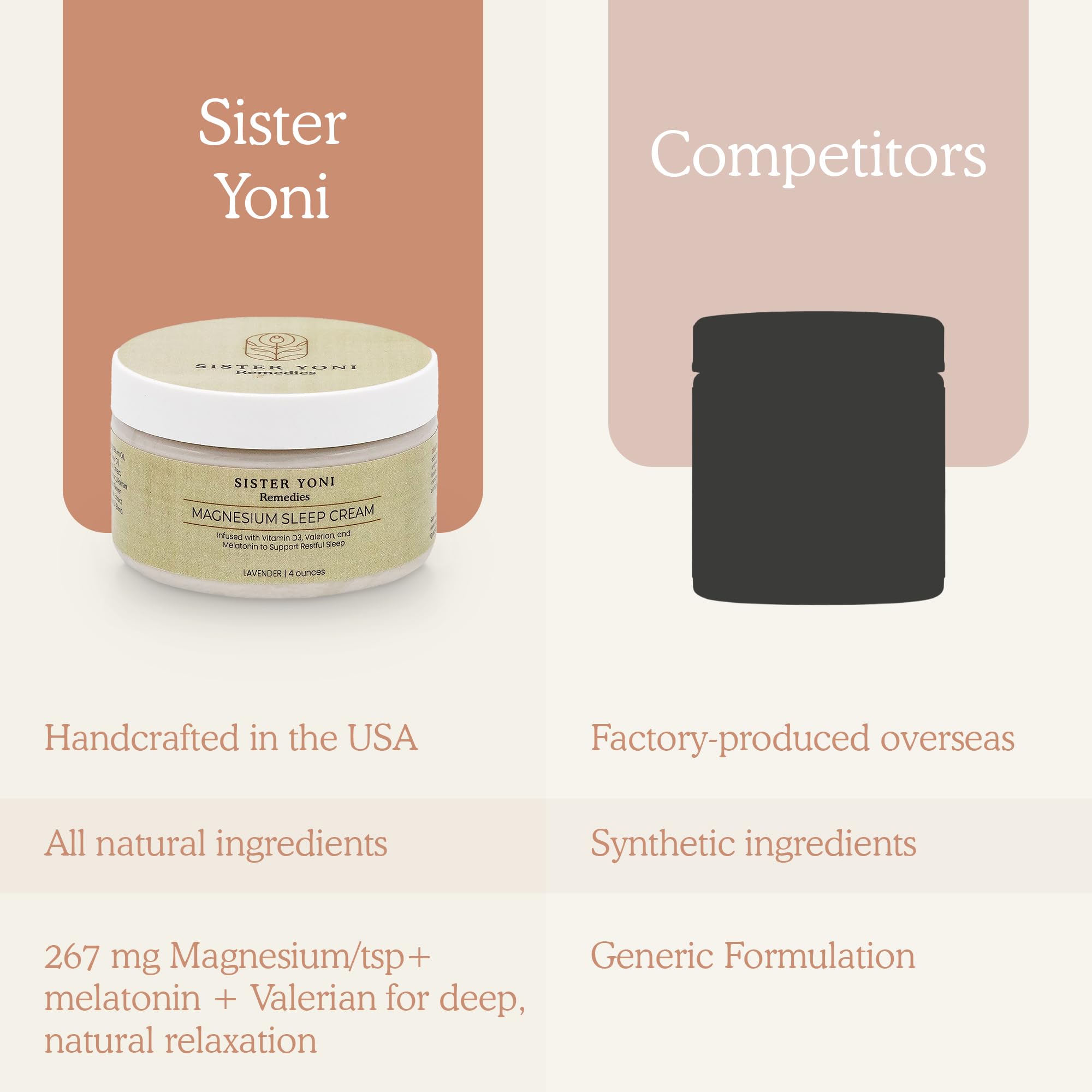 Product label highlighting Melatonin and Valerian Root ingredients