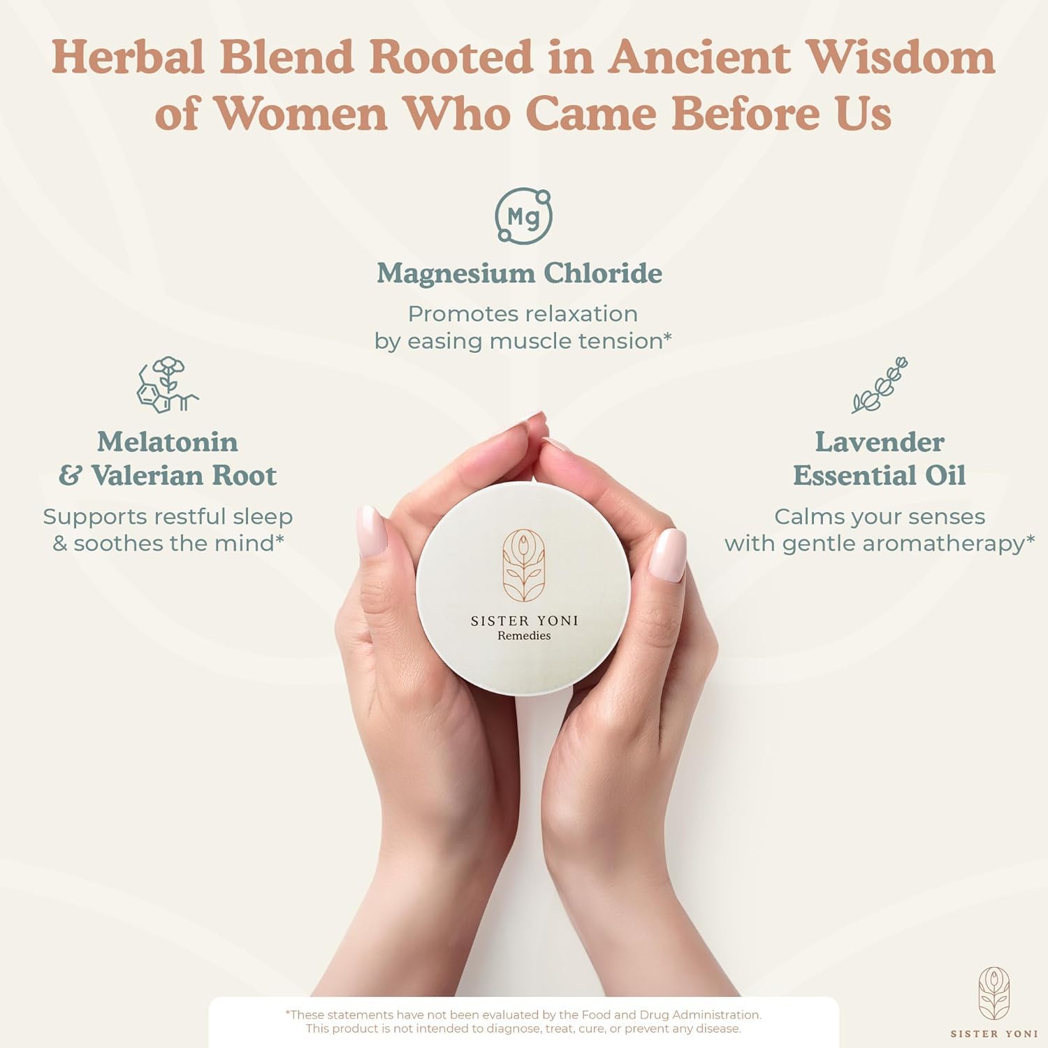 USA-made badge on Sister Yoni cream packaging