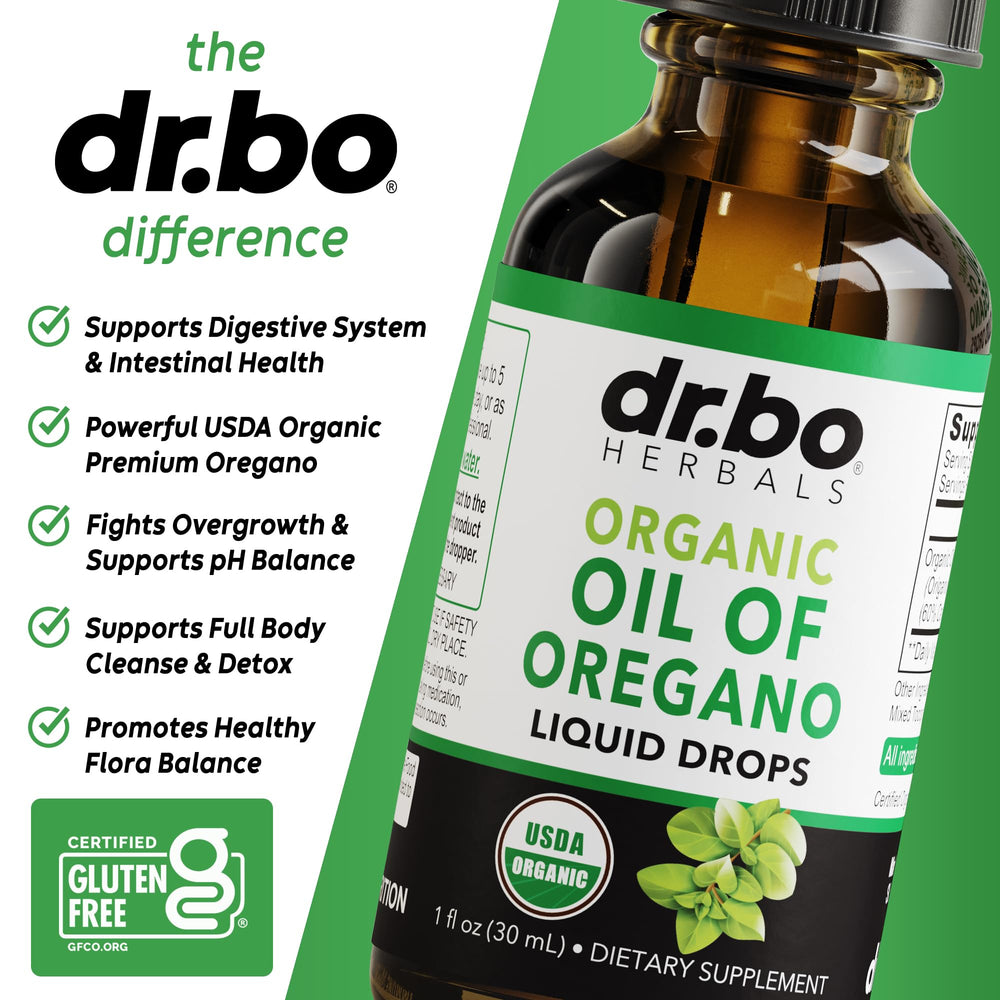 Six-month supply of oregano oil drops