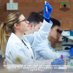 Lean Six Sigma manufacturing process icon or photo