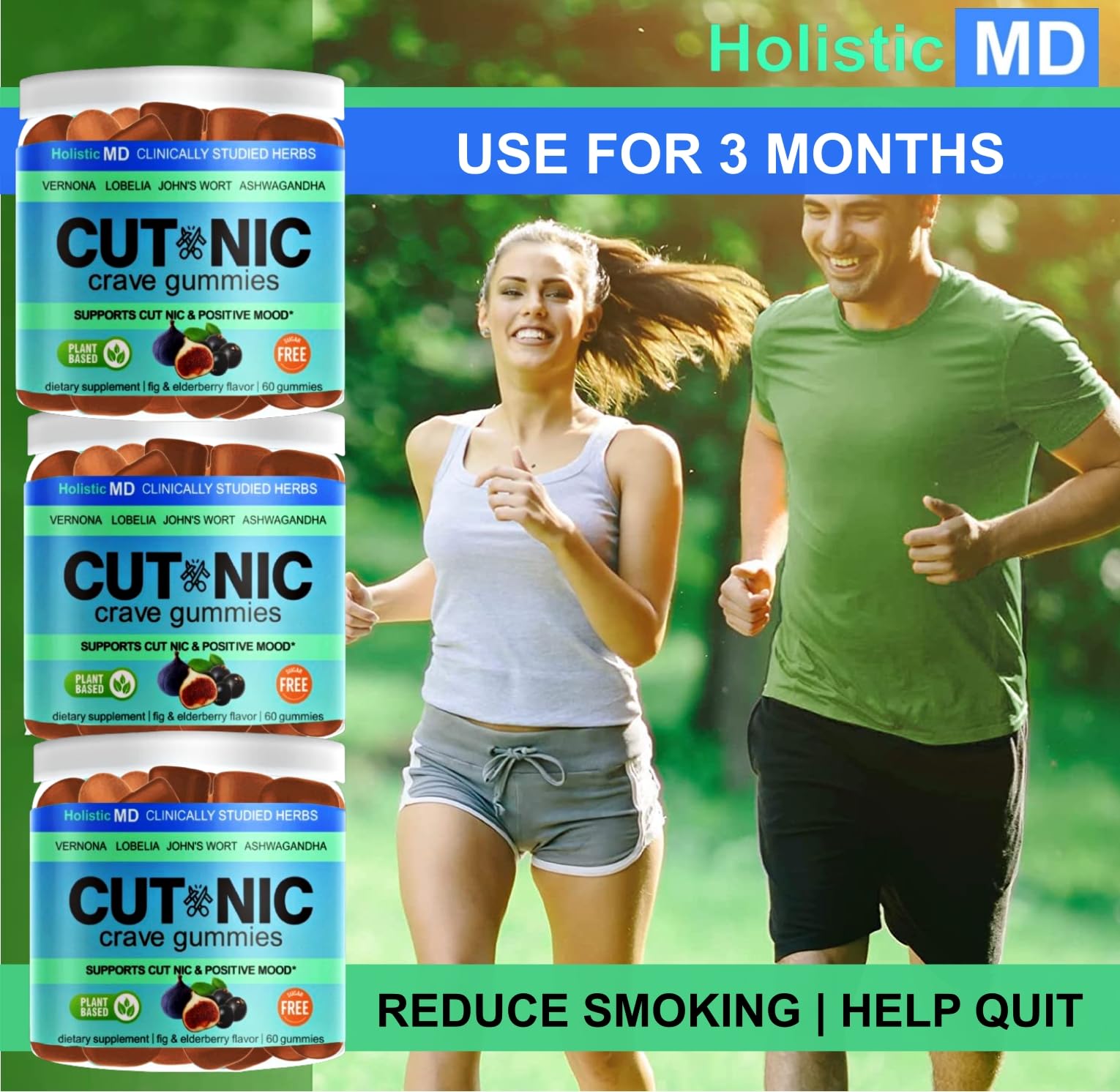 60-count bottle for quitting smoking