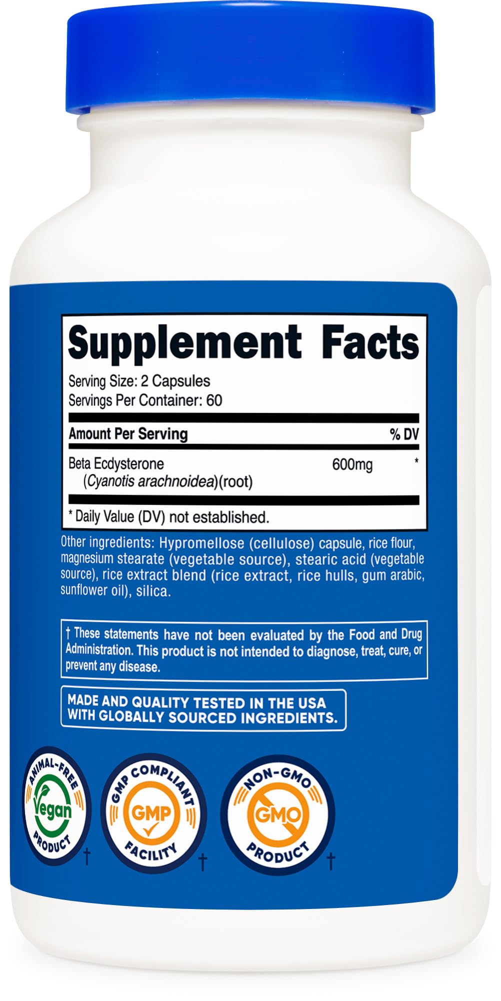 Bottle providing 60 servings (2-month supply)