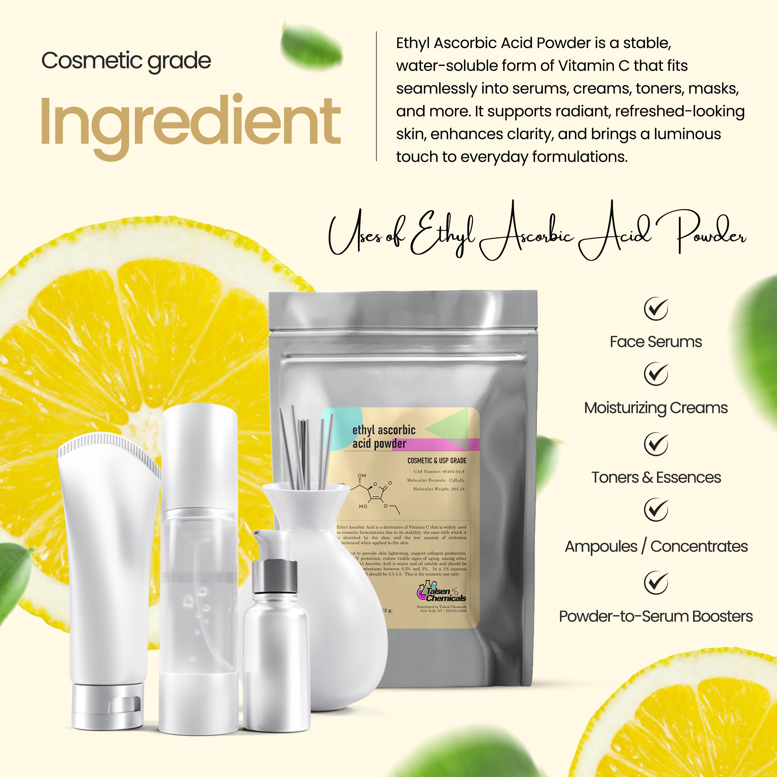 Concept image showing skin gloss improvement