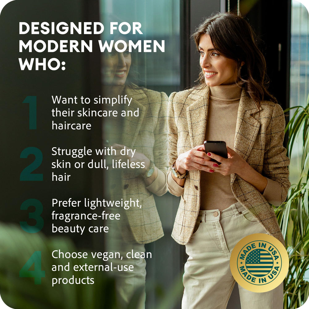 Texture of the moisturizing and smoothing emulsion.