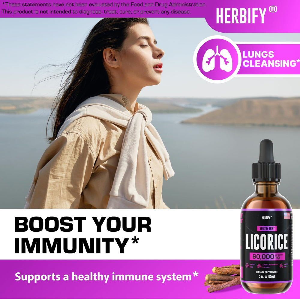 Licorice root extract supporting skin health