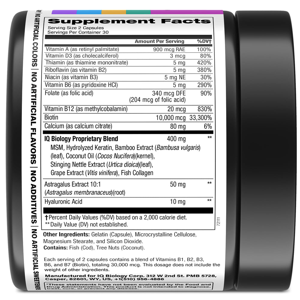 Concept image of healthy hair, nails, and skin