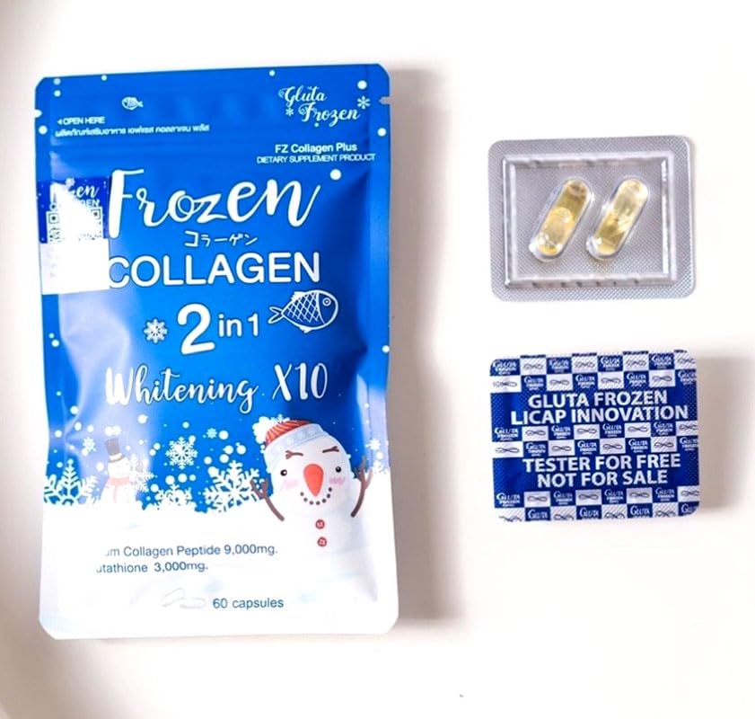 Lazel Gluta Pure 60 capsules in Frozen 2 in 1 pack