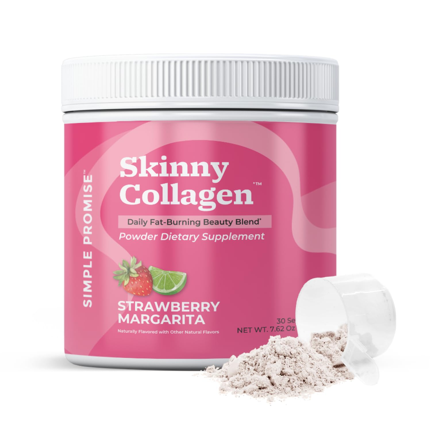 Strawberry Margarita Skinny Collagen bottle