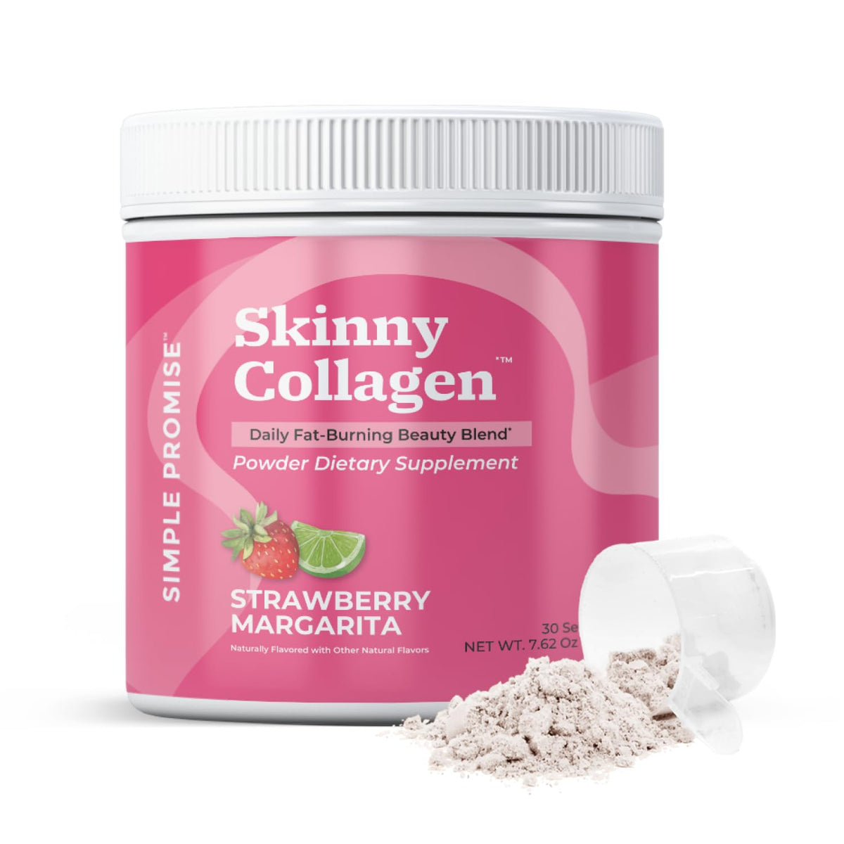 Strawberry Margarita Skinny Collagen bottle