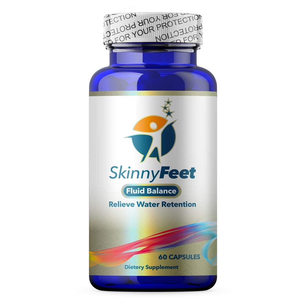 Bottle of Skinny Feet Water Retention and Swelling Support supplement