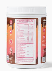SkinnyBoost Lean Beauty chocolate shake in a glass demonstrates protein-powered beauty routine