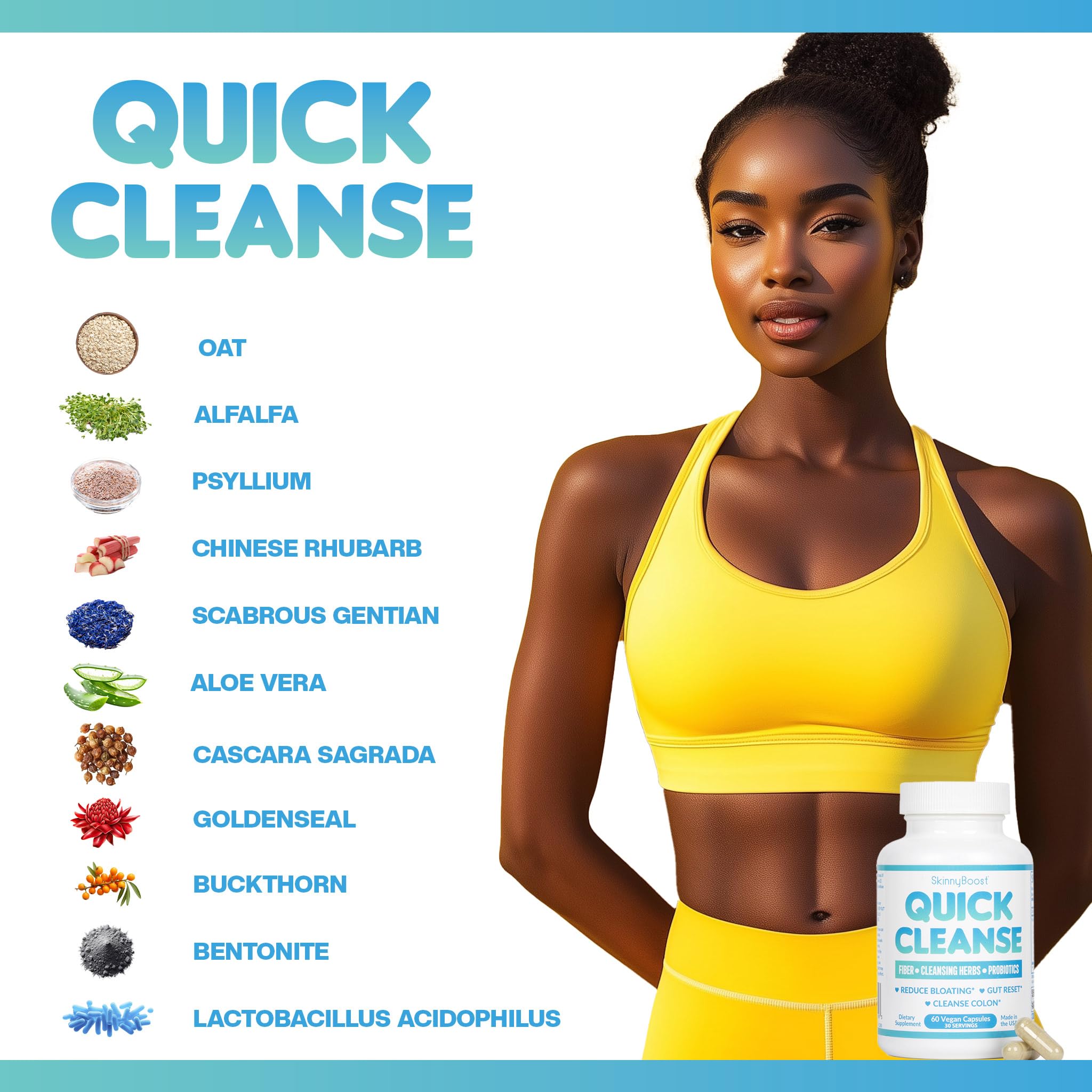Lifestyle image featuring wellness theme with SkinnyBoost product