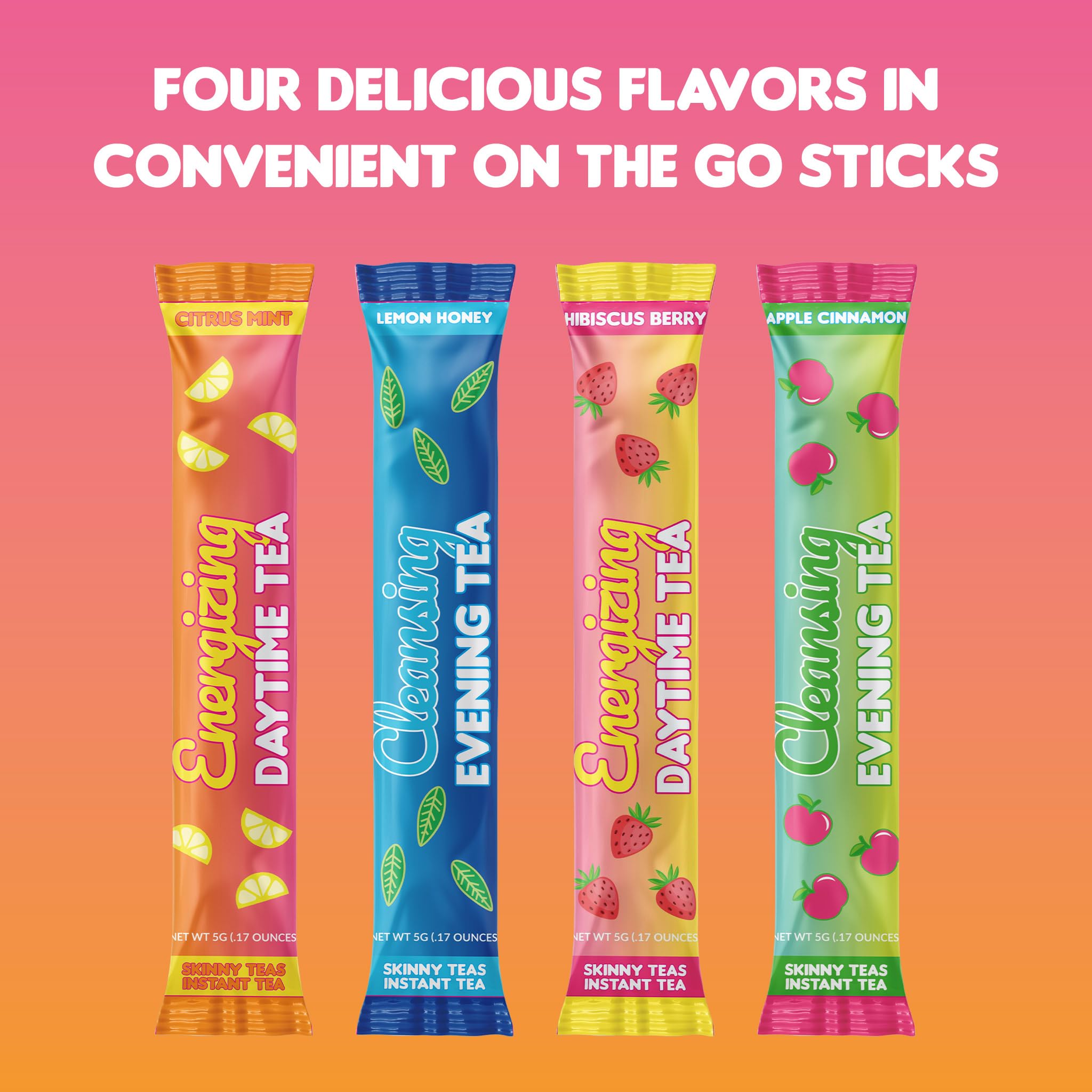 SkinnyBoost Skinny Teas hibiscus berry aroma adds a refreshing daytime ritual.